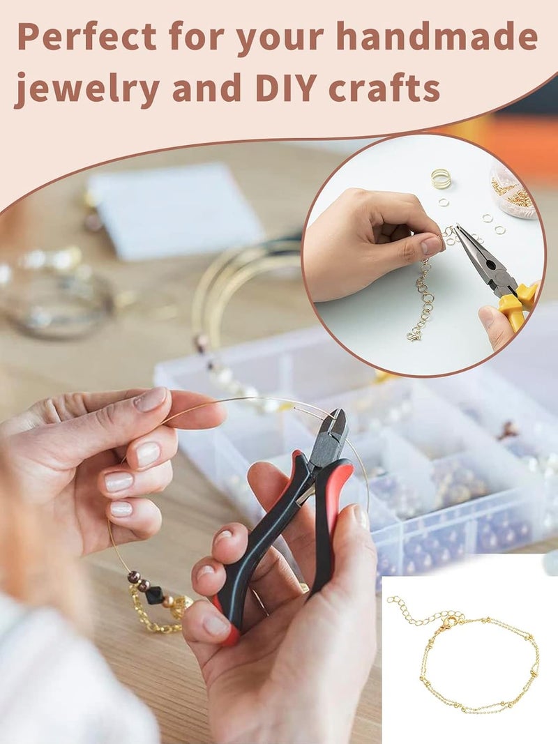 OHINGLT 700 Pieces Lobster Claw Clasps and Open Jump Rings Set, Gold Plated Bracelet Necklace Clasp for Jewelry Making - Image 4